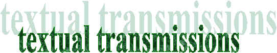 TEXTUAL TRANSMISSIONS by MESB