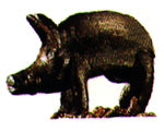 Bronze boar