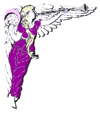 Angel with trumpet Graphic