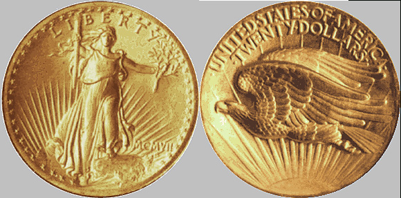 1907 St. Gaudens High Relief Double Eagle