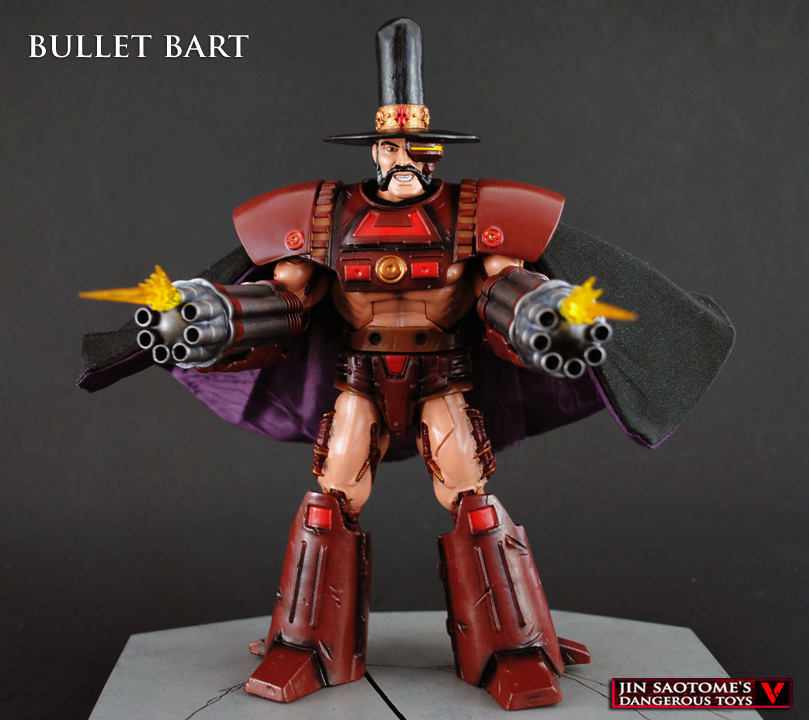Custom Bullet Bart, MOTUC/Bravestarr crossover figure - Masters of