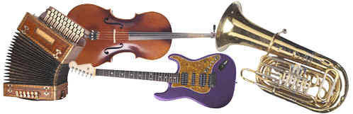 Just a few of the instruments we sell