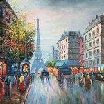 painting of Paris