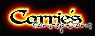 Carrie's Conceptions, personal web page showing my web design skills