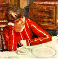 El corpio rojo, de Pierre Bonnard. 1925