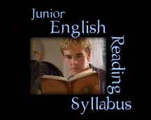 Junior English Reading Syllabus:
fan-fiction