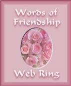 Words of Friendship Web
                 Ring Graphic
