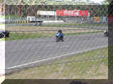 Me on the straight end of the track!