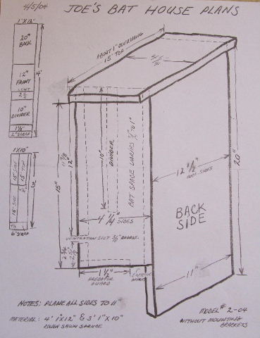 free bat house plans free bat house plans for the above specifications