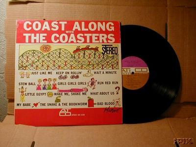 "Coast Along With The Coasters" vinyl LP.