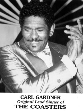 Carl Gardner at the Carnegie Hall in 1991 (ctsy SoulSounds & Veta Gardner).