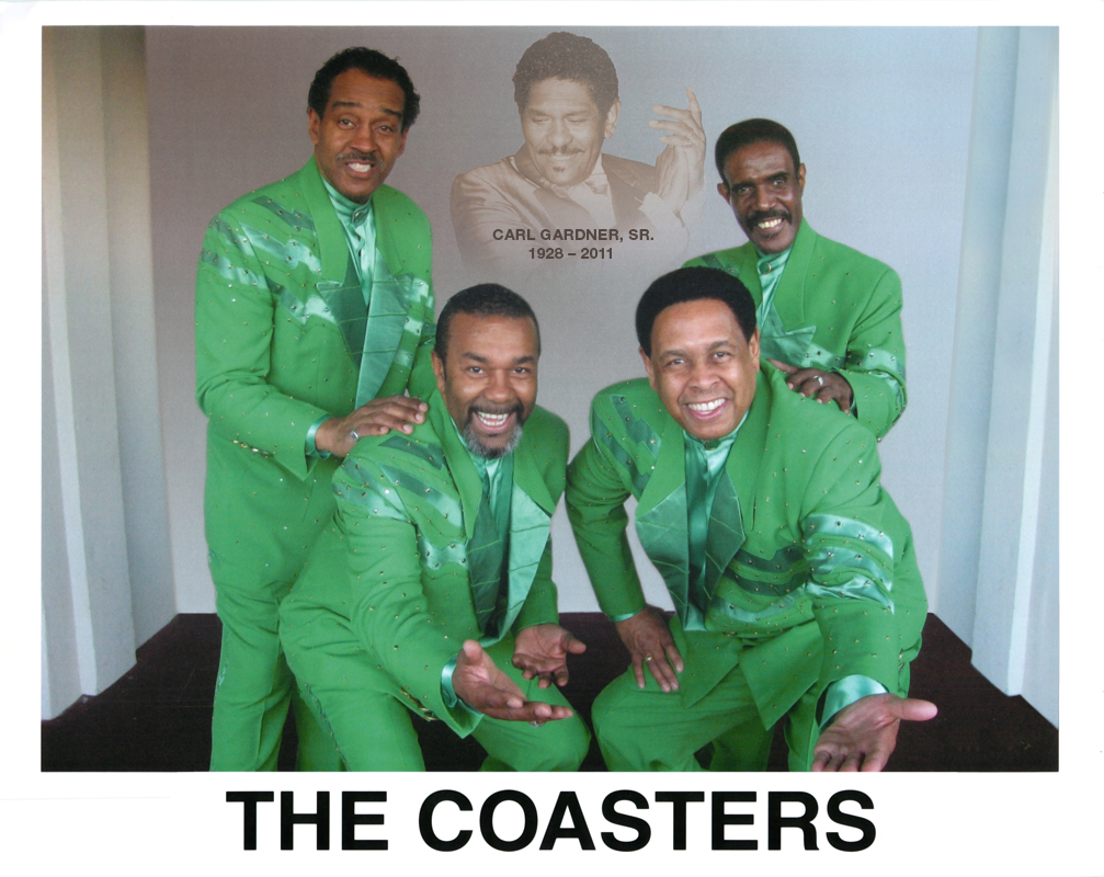 The Coasters 2011. Top J. W. Lance and Eddie Whitfield, bottom Carl Gardner Jr, and Primo Candelara.