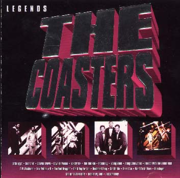 The British "Legends - The Coasters" CD (with images from 1969 and from 1957).