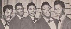 The Coasters in 1958. Guy, Jones, Gardner, Gunter, and Jacobs.
