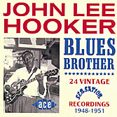 "Blues Brother" comprising Sensation records by Bernie Besman.