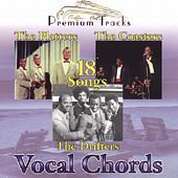 3 gruoups on Direct Source CD with fake groups, title "Vocal Chords".