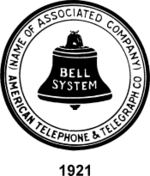 Bell AT&T logo, 1921