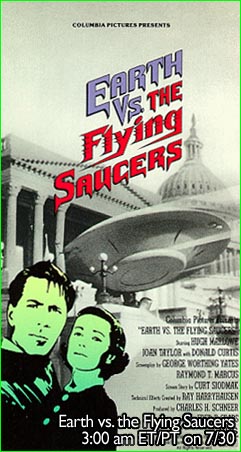 Earth Vs. The Flying Saucers poster