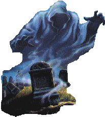 haunted tombstone