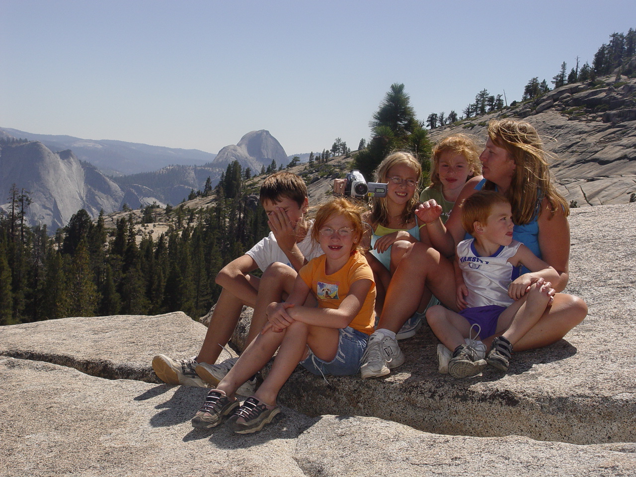 The view at Yosemite