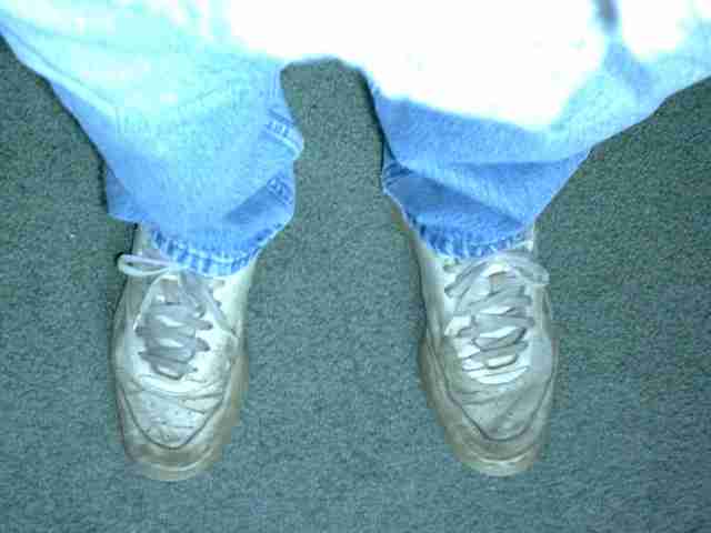 Me and my old tennis shoes