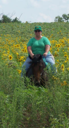 Sunflower Ride - 1st Real Trail ride -Summer 2007