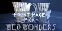 Wow Web Wonders Award (Front Page Pick)