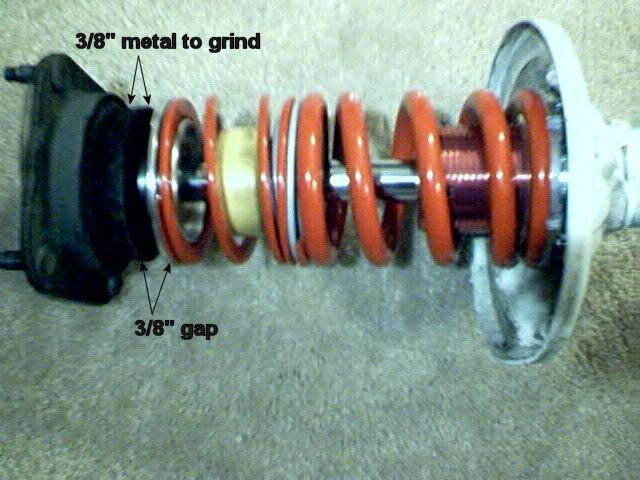 Circuit Pro, Front Springs Assembled on Strut