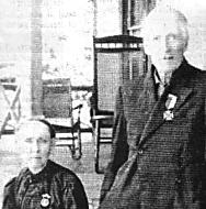 Pvt. J.T. Newman with wife Sappina Jane Haley