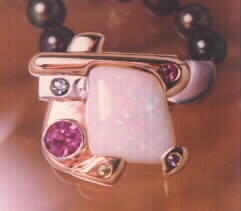 Gold White Opal Pearl enhancer