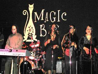 Al & Penny Wells, Keshia Martin, and Rhonda Ravenell performing at The Magic Bag, Royal Oak, MI November 3, 2002
