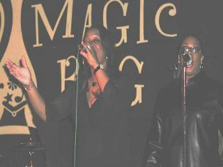 Penny Wells & Rhonda Ravenell performing at The Magic Bag, Royal Oak, MI November 3, 2002