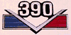 This is a gif of a 390 emblem