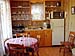 the cosy kitchen at Amble-in cottage