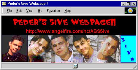 Peder's 5ive Webpage!!