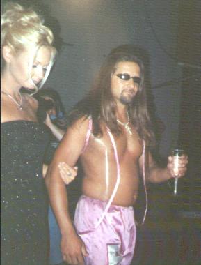 Cham Pain, pictured with former valet Shari