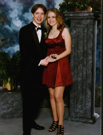 Nick and Nancy at prom '98