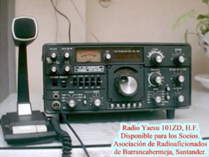 Radio Yaesu 101ZD, HK7LSB