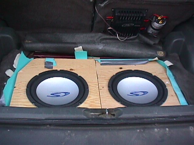 cardboard subwoofer box