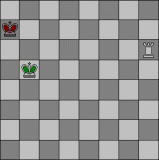King and Rook mating a lone King: method.