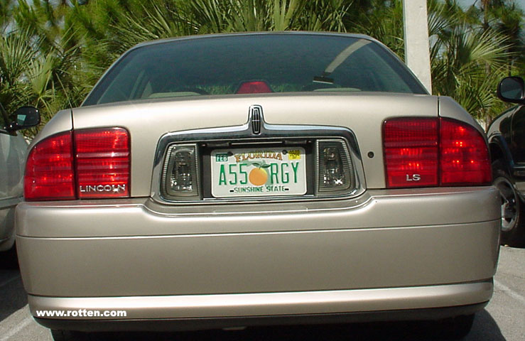 As seen on Jeb Bush's car ...