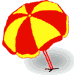 An Umbrella at the Beach