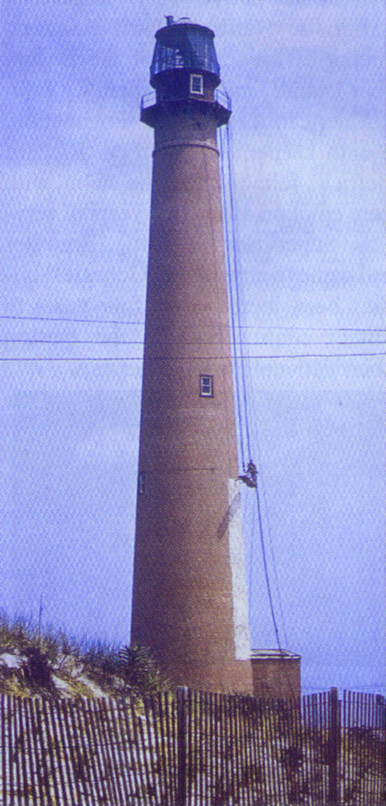Barnegat Lighthouse from Lighthouse Digest - 1955