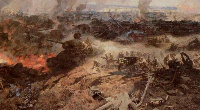 Soviet Troops attacking. (a fragment of the Belgorod Diorama)
