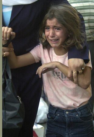 A palestinian girl 24-8-2001