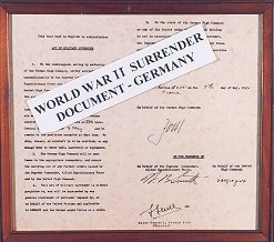 WWII German Surrender Document