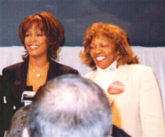 Whitney Houston and her mother, Cissy Houston