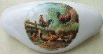 Drawer Pull w/ Farm Roosters