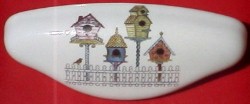 Cabinet Drawer Pull Birdhouse &amp; Fence