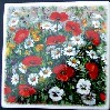 ceramic tile with flowers